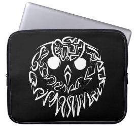 Capa Para Notebook Coruja Branca e Negra