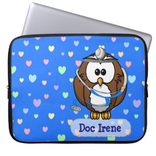 Capa Para Notebook coruja de doc de paginação