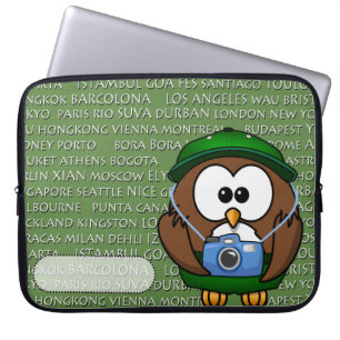 Capa Para Notebook coruja do menino do turista