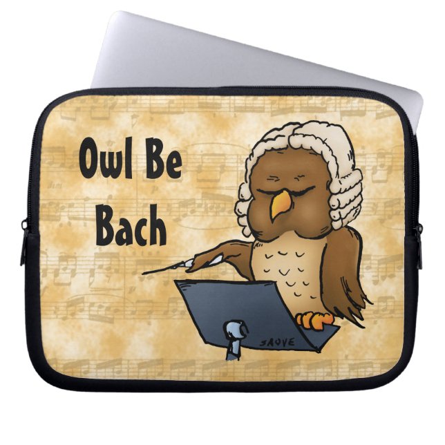 Capa Para Notebook Coruja Vai Voltar Desenho Animado Divertido (Frente)