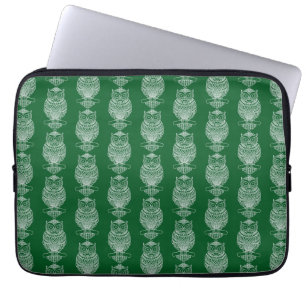 Capa Para Notebook Coruja (verde escuro) - Capinha para Laptop