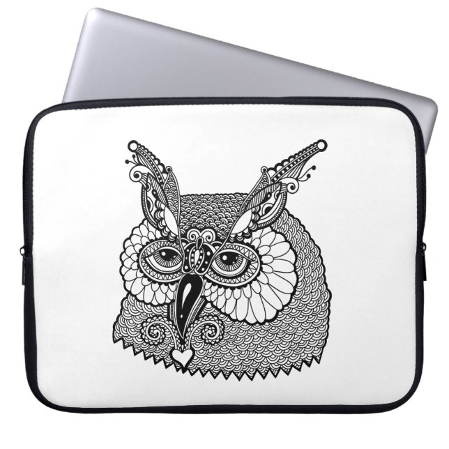 Capa Para Notebook Coruja Zendoodle principal (Frente)