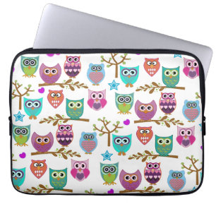 Capa Para Notebook corujas felizes