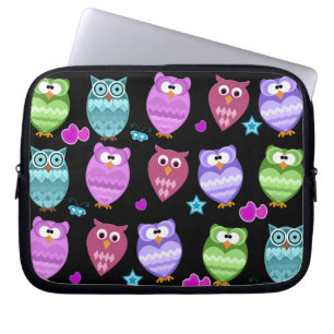 Capa Para Notebook corujas funky