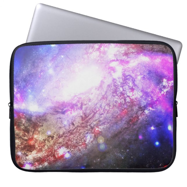 Capa Para Notebook Cosmos Coloridos (Frente)