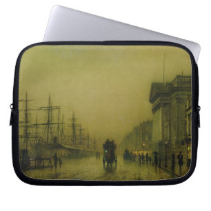 Capa Para Notebook Costumes H das docas de John Atkinson Grimshaw
