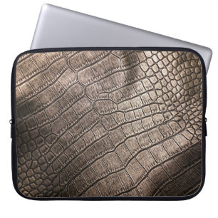 Capa Para Notebook Couro Elegante Fechado: Padrão Texturizado