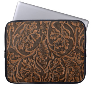 Capa Para Notebook Couro Emboscada Russo