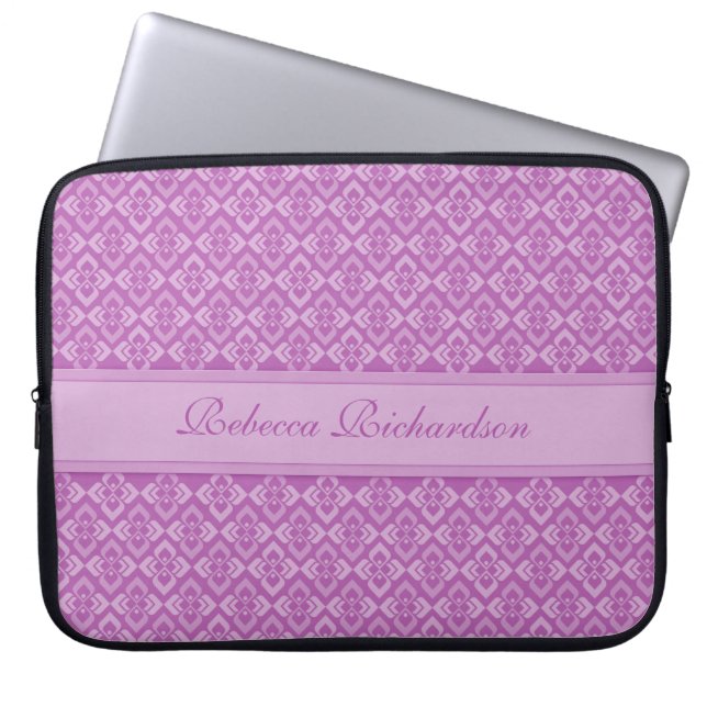 Capa Para Notebook Couture inspirada no laptop roxo de 15 polegadas (Frente)