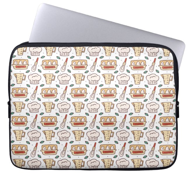 Capa Para Notebook Cozinhar De Chef Feita Com Cuidado É Um Ato De Amo (Frente)