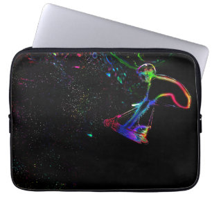 Capa Para Notebook Cozinhar no espaço - Bolsa de laptop Patinete