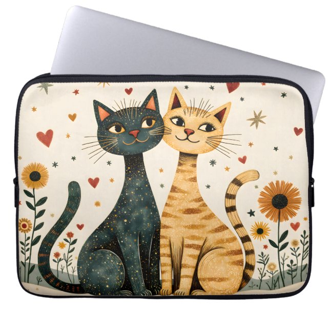 Capa Para Notebook Cozy Cats (Frente)