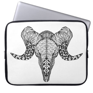 Capa Para Notebook Crânio inspirado dos carneiros