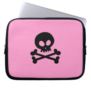 Capa Para Notebook Crânio preto