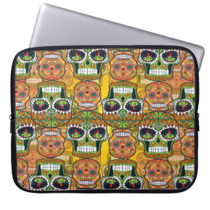 Capa Para Notebook Crânios De Açúcar