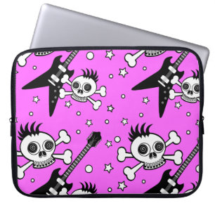 Capa Para Notebook Crânios do rolo do n da rocha