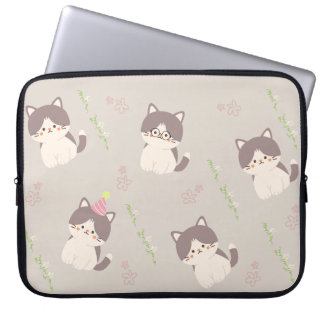 Capa Para Notebook craques de laptop de padrão-gato
