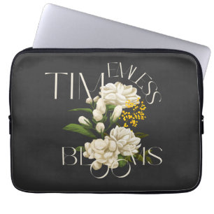 Capa Para Notebook Cream Floral Eterno Blooms Bolsas de laptop