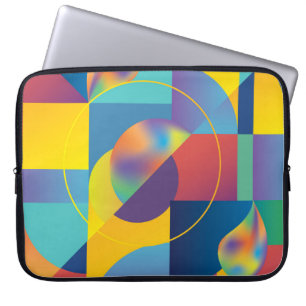 Capa Para Notebook Creative Geométrico: Abstrato Vintage Cobrir.