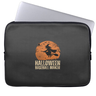 Capa Para Notebook Criador de Basebol de Halloween Gráfico de Bruxa V