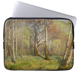 Capa Para Notebook Crianças na floresta primavera H.A. Brendekilde