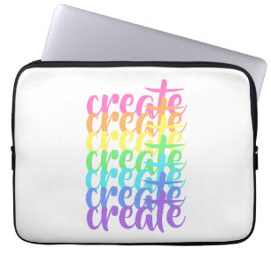 Capa Para Notebook "Criar" Bolsa de laptop arco-íris