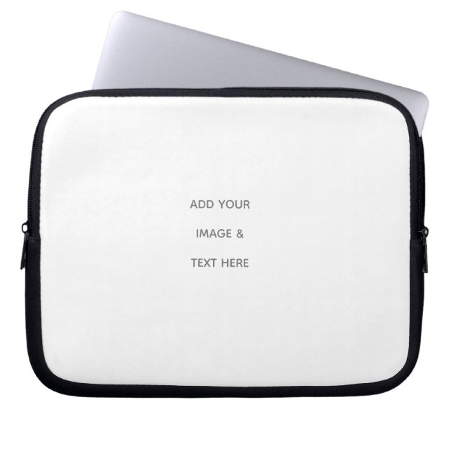 Capa Para Notebook Crie seu próprio branco (Frente)