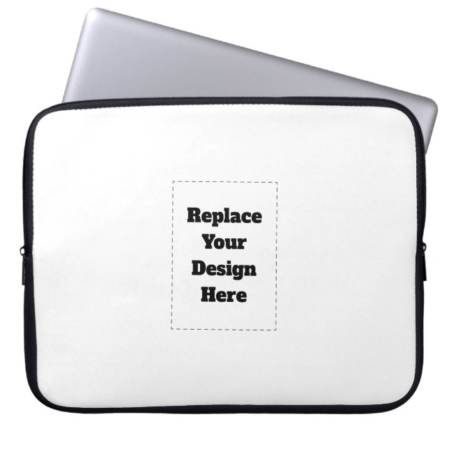 Capa Para Notebook Crie seu próprio branco (Frente)