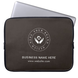 Capa Para Notebook Crie seu próprio logotipo e texto promocional pers