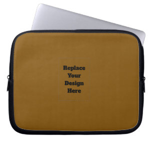 Capa Para Notebook Crie seu próprio marrom