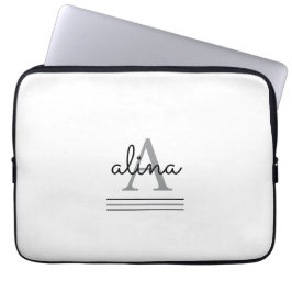 Capa Para Notebook Crie Seu Próprio Monograma Personalizado