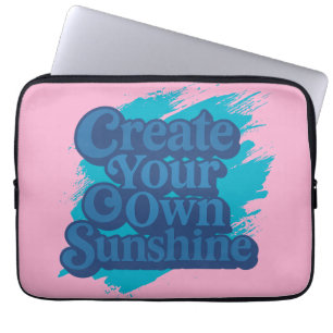 Capa Para Notebook Crie Seu Próprio Sol Retro fabuloso
