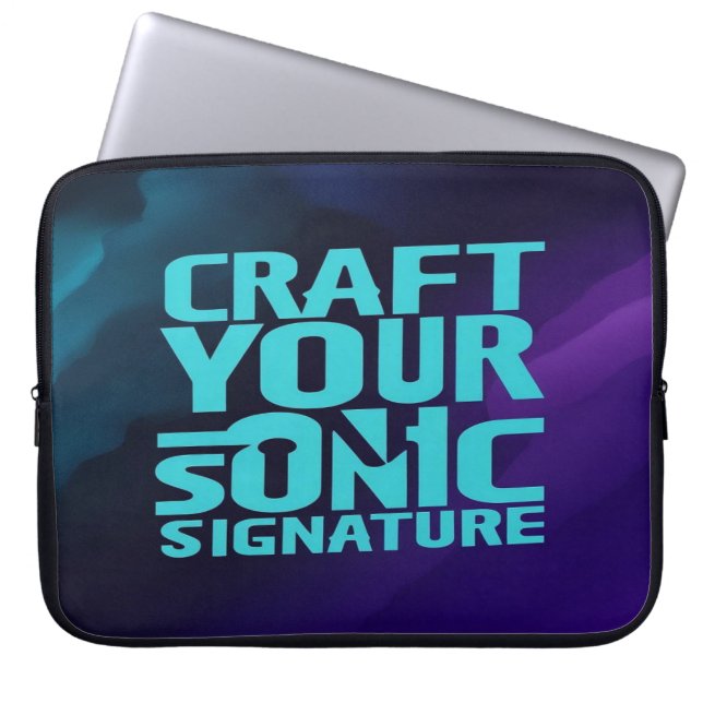 Capa Para Notebook Crie Sua Assinatura Sonora (Frente)