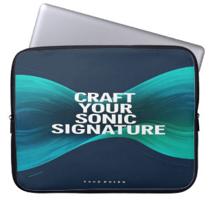 Capa Para Notebook Crie Sua Assinatura Sonora opção 3