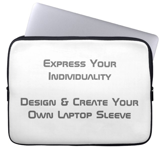 Capa Para Notebook Crie sua própria Bolsa de laptop 13 pol (Frente)