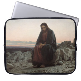 Capa Para Notebook Cristo na Natureza Selvagem (por Ivan Kramskoi)