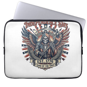 Capa Para Notebook Cromado Patriótico Ceifador Patriota Escuro Esquel