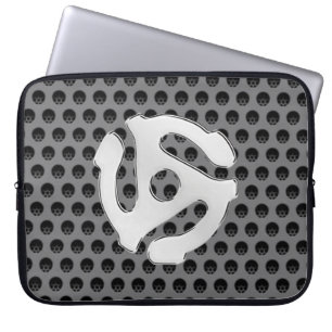 Capa Para Notebook Cromo Prateado legal Como Impressão DJ 45 espaçado