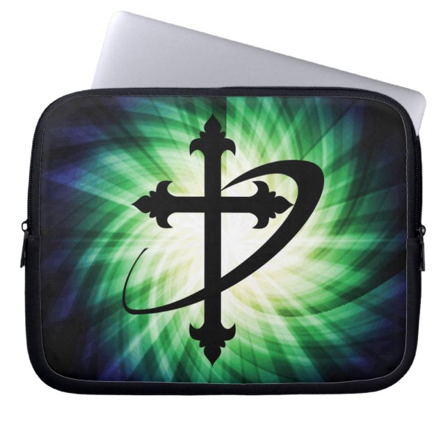 Capa Para Notebook Cross Silhouette; Brilhante (Frente)