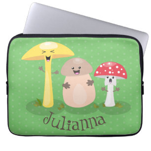 Capa Para Notebook Crote kawaii cogumelo toadstool