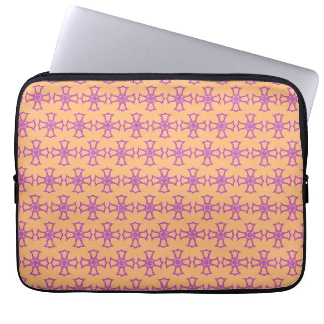 Capa Para Notebook Cruz Cristã Rosa (Frente)