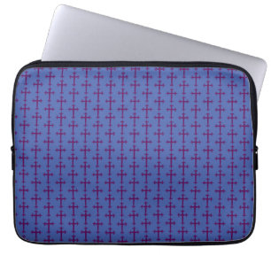 Capa Para Notebook Cruz Cristã Roxa