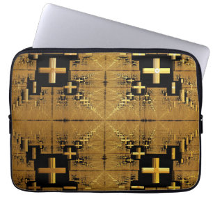 Capa Para Notebook Cruzamentos Fractais do ouro