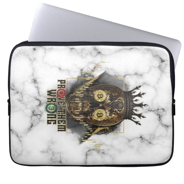 Capa Para Notebook Crypto Motivation | Bitcoin | Prove them wrong  (Frente)