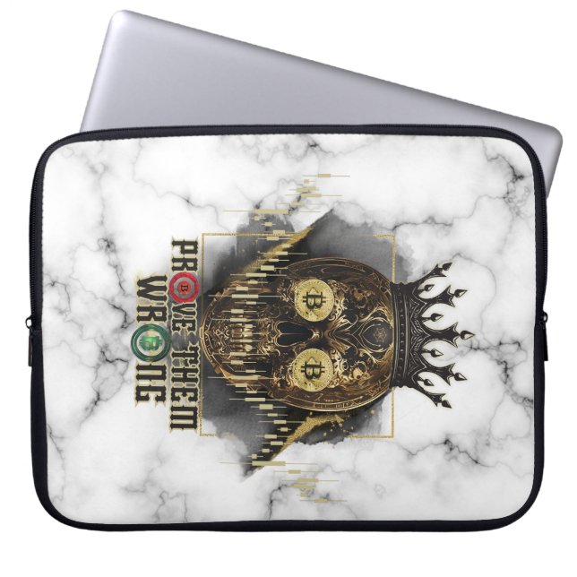 Capa Para Notebook Crypto Motivation | Bitcoin | Prove them wrong  (Frente)