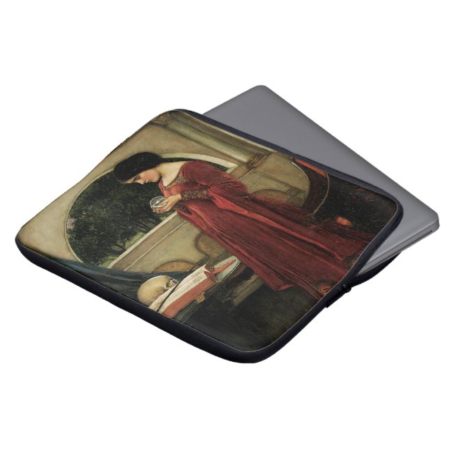 Capa Para Notebook Crystal Ball por John William Waterhouse (Frente Topo)