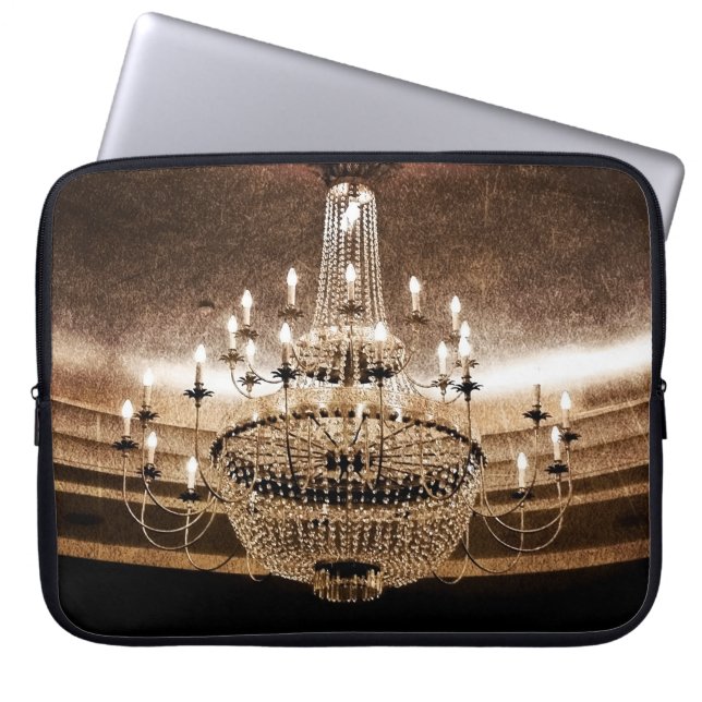 Capa Para Notebook Crystal Chandelier Dazzle Glitz Caso De Laptop De  (Frente)