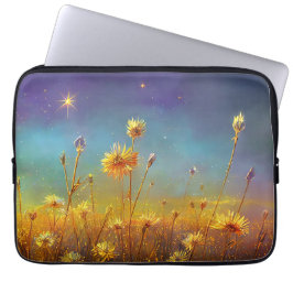 Capa Para Notebook Crystal Fields e Starry Skies