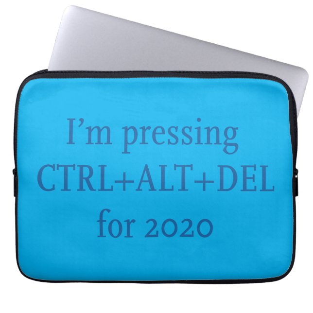 CAPA PARA NOTEBOOK CTRL + ALT + DEL 2020 (Frente)