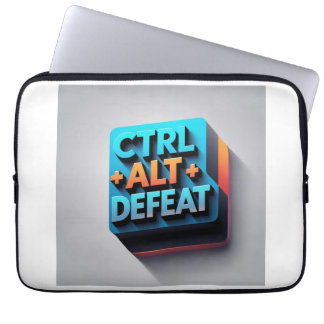 Capa Para Notebook "Ctrl+Alt+Derrota" com ironia